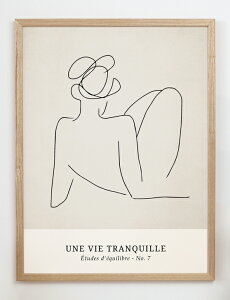 CARO CARO PRINTS | Nude Figure Art Print (CRFL-2701) | �A�[�g�v�����g/�A�[�g�|�X�^�[ (30x40cm) �k�� �A�u�X�g���N�g
