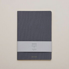 [PR] ANTORA | Linen Notebook (grey) | ノートブック アントラ リネン サスティナブル