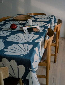 【SALE セール】FINE LITTLE DAY | SNACKA TABLECLOTH - BLUE GREY / WHITE (149x250cm) (47112-52) | テーブルクロス 北欧 リネン ナチュラル スウェーデン 北欧雑貨 北欧 インテリア キッチン 台所 リビング 新生活 一人暮らし ギフト 誕生日プレゼント テーブルマット