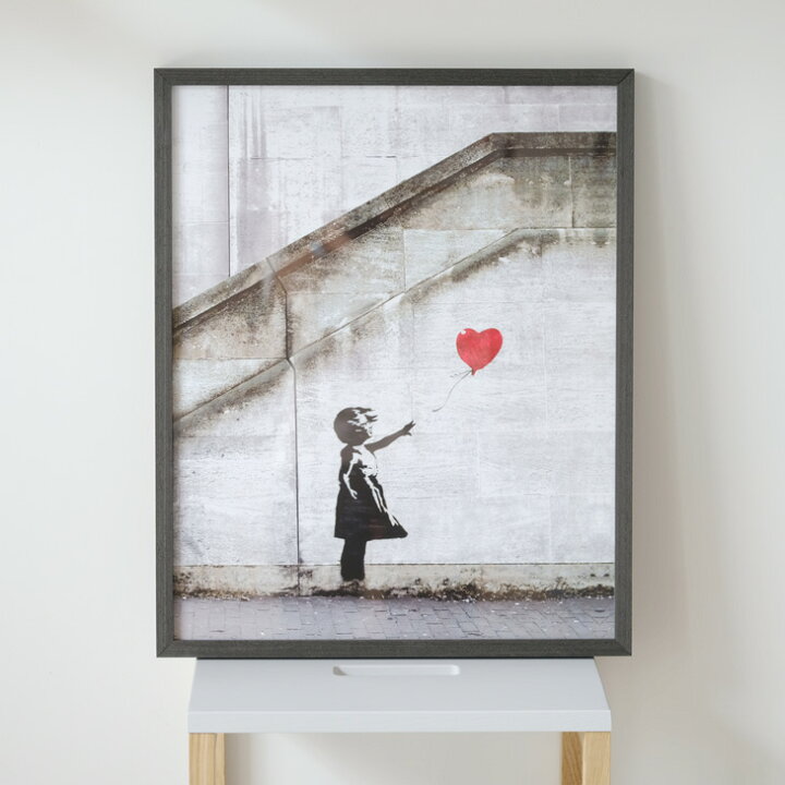 楽天市場】BANKSY (バンクシー) | Red Balloon | アートプリント 