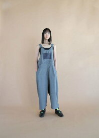 【SALE セール】bedsidedrama (ベッドサイドドラマ) | Formal overall (grey) | 送料無料 オーバーオール レディース おしゃれ