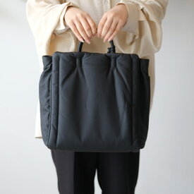 【再入荷】POMTATA (ポンタタ) | PAD (black) | トートバッグ 羊革 2WAY