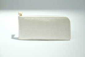 【再入荷】POMTATA ( ポンタタ ) | HAK L Zip LongWallet (platinum) | 財布 ロングウォレット【 国産 レザー 】 ホワイト 白 おさいふ おしゃれ 小物 お財布 お洒落 かわいい プレゼント ギフト さいふ サイフ レディース サイフ 雑貨 誕生日プレゼント 長さいふ 長サイフ