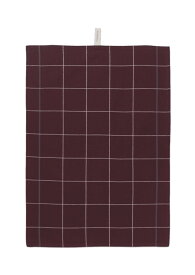 ROSENDAHL COPENHAGEN | GAMMA TEATOWEL (burgundy) | ティータオル 北欧 シンプル おしゃれ キッチン