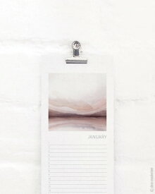 【SALE セール】dear musketeer | PINK ART PERPETUAL CALENDAR | 壁掛けカレンダー 北欧 インテリア おしゃれ