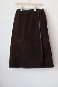 ySALE Z[zASEEDONCLOUD | ZEPHYROS WRAP SKIRT (dark brown) | XJ[g  AV[hNEh
