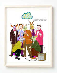 retrowhale | HE LIVED IN CONSTANT FEAR OF WEARING THE WRONG SLACKS POSTER | A3 �A�[�g�v�����g/�|�X�^�[