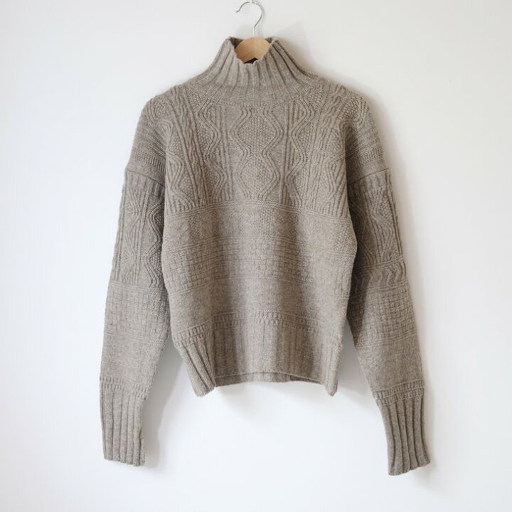 楽天市場】【SALE セール】ASEEDONCLOUD | cable high neck (grey 