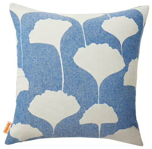 BRITA SWEDEN | GINKO (indigo) | �N�b�V�����J�o�[ | 50x50cm �k�� ������� �M�t�g �v���[���g ���蕨