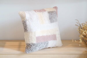 �ySALE �Z�[���zSTAMP AND DIARY × Owen Barry | SQUARE PATCH CUSHION 45x45cm (natural) | �N�b�V���� �I�[�E�F���o���[