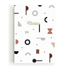MICUSH | NOTEBOOK - SHAPES OF ITALY | A5 ノートブック 100 lined sheets 北欧 インテリア おしゃれ