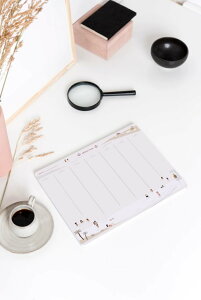 MICUSH | WEEKLY DESK PLANNER - BEACH DAY (24.8 x 19 cm) | 52V[g fXNvi[ k CeA 