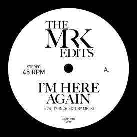 THELMA HOUSTON - THE ZOMBIES / I'M HERE AGAIN / TIME OF THE SEASON (EDIT BY MR.K) (7") ミスター・ケー レコード アナログ シングル