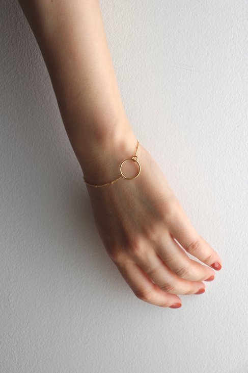 knopue. (ノッフェ) | dot -gold- bracelet | 送料無料 ブレスレット アクセサリー