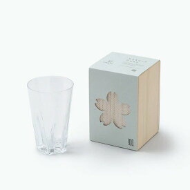 100percent | さくらさく タンブラー (clear) | グラス ギフト プレゼント シンプル 日本製