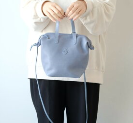 CLEDRAN (クレドラン) | PURSE 2WAY BAG (BLUEGRAY) | 送料無料 ショルダーバッグ 鞄 バッグ シンプル お洒落 2WAY トートバッグ コンパクト かわいい