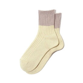 【SALE セール】OBSCURE SOCKS (オブスキュアソックス) | プラナス (lavender / beige) | レディース 靴下