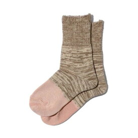 【SALE セール】OBSCURE SOCKS (オブスキュアソックス) | ユッカ (beige / pink) | レディース 靴下