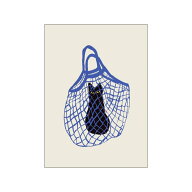 THE POSTER CLUB x Chloe Purpero Johnson | The Cats In The Bag | A5 アートプリント/アートポスター …