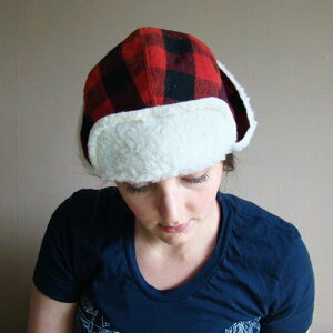 ySALE Z[zFRANK & GERTRUDE | Lumberjack hat in Red and Black Plaid | x | MTCY