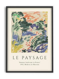 LE PAYSAGE | Exhibition art | A3 アートプリント/ポスター | 北欧 シンプル アート インテリア おしゃれ