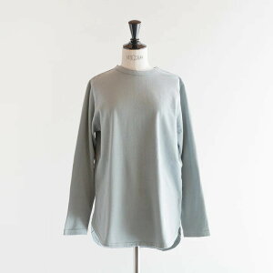 �ySALE �Z�[���zHEAVENLY (�w�u�����[) | BRUSHED LINING CREWNECK LONG SLEEVE T-SHIRT (smock blue) | �������� �g�b�v�X