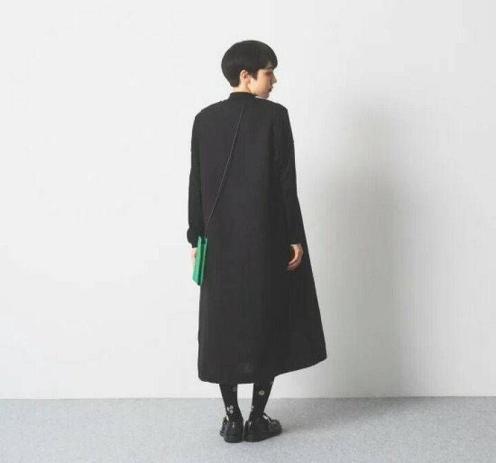 楽天市場】Cion(シオン) | リネンVネックワンピース (black) | 送料  