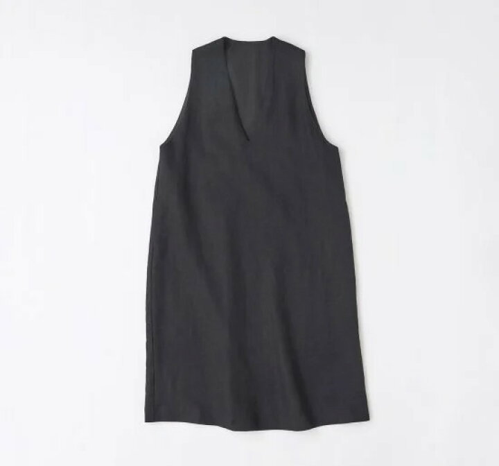 楽天市場】Cion(シオン) | リネンVネックワンピース (black) | 送料  