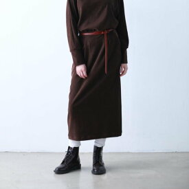 KELEN (ケレン) | TUCK SKIRT "ELMEL" (brown) | スカート ボトムス シンプル お洒落