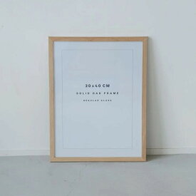 POSTER & FRAME | Oak Nature Frame | 30x40cm ポスターフレーム 額縁 オーク 木製 ウッド ウッドフレーム フレーム パズル 額 アートフレーム がくぶち art アート お洒落 かわいい プレゼント ギフト デザイン モダン リビング 玄関 雑貨 新生活 北欧雑貨