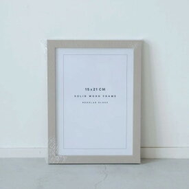 POSTER & FRAME | SOLID WOOD FRAME (cashmere grey) | A5 ポスターフレーム 送料無料 額縁 オーク 木製