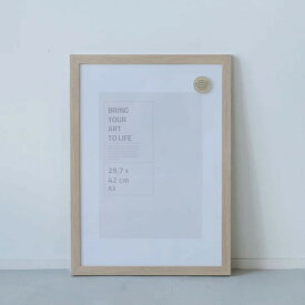 【A3】LIGHT WOOD FRAME (oak style) | ライトウッドフレーム | A3 ポスターフレーム 額縁 北欧 木製 送料無料 ギフト 玄関 フォトフレーム リビング お洒落 引っ越し フレーム 一人暮らし 引越し 寝室 新生活 雑貨 おしゃれ 額 引越し祝い アートフレーム 木製