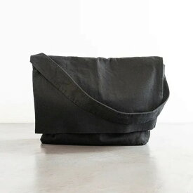 POUTO (ポウト) | CANVAS MAIL BAG (black) | ショルダーバッグ 鞄 お洒落
