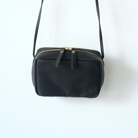 CLEDRAN (クレドラン) | RON WIDE POCHETTE (black) | 送料無料 ショルダーバッグ 鞄