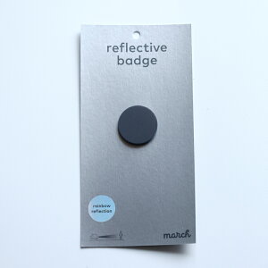 march (}[`) | reflective badge MINI (black rainbow) | tNeBuobW ] obO tN^[  q ʋ ʊw ̖h~ SObY k gAjA Xq AE^[ bN