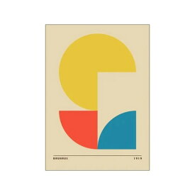 【アウトレット】Nordd Studio | The colors of Bauhaus | 50x70cm アートプリント/アートポスター 北欧 デンマーク バウハウス ギフト 玄関 ポスター リビング お洒落 アート 引っ越し おしゃれ かわいい 寝室 新生活 モダン 結婚祝い プレゼント