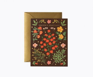 RIFLE PAPER CO. | �z�[�\���z���f�[ (GCX073) | �N���X�}�X �O���[�e�B���O�J�[�h
