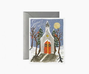 RIFLE PAPER CO. | �E�B���^�[�`���y�� (GCX093) | �N���X�}�X �O���[�e�B���O�J�[�h ������
