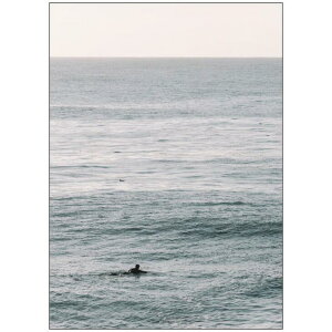 Nordd Studio | Lone Surfer | 50x70cm �A�[�g�v�����g/�A�[�g�|�X�^�[ �k�� �f���}�[�N