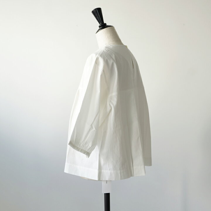 楽天市場】Cion (シオン) | コットンタックブラウス (off white 