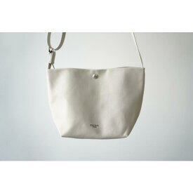 【SALE セール】ORCIVAL | LCV SHOULDER POUCH MEDIUM (charcoal grey/greish white) | オーシバル ショルダーポーチ チャコールグレー グレイッシュホワイト