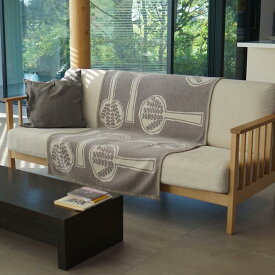 KLIPPAN (クリッパン) | シュニールコットン ハーフブランケット FOREST SPOON (グレージュ) | ブランケット