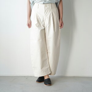 �y�ē��ׁzASEEDONCLOUD | Handwerker | wide trousers (off white) size S | �{�g���X �p���c ������ ���C�h�g���E�U�[ ���C�h�p���c ���O�덆