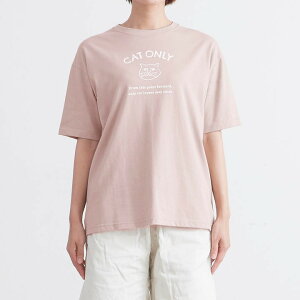 ALDAYS (�I���f�C�Y) | BIG SILHOUETTE TEE  CAT ONLY  (smock pink) | T�V���c �L