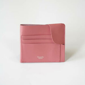 �y�ē��ׁzblancle (�u�����N��) | OILED SMOOTH LEATHER SMART WALLET (black / pink) | ���z �E�H���b�g �R���p�N�g�E�H���b�g �v���[���g