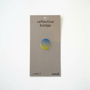 march (}[`) | reflective badge MINI (fade blue-yellow) | tNeBuobW ] obO tN^[  q ʋ ʊw ̖h~ SObY k gAjA Xq AE^[ bN