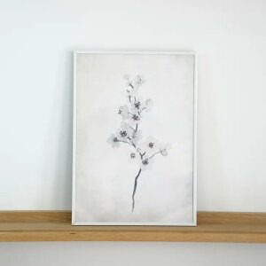COLOR WATERCOLOR | Cherry Blossom White Art Print #5 | A3 A[gvg/|X^[ k Vv 