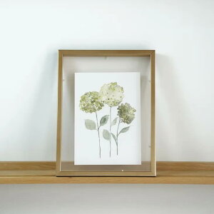 COLOR WATERCOLOR | Hydrangea Flowers Art Print #6 | A4 アートプリント/ポスター メール便送料無料 北欧 シンプル おしゃれ