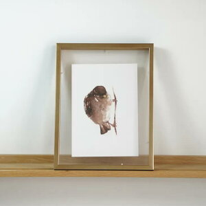 COLOR WATERCOLOR | Birds Nest Art Print #3 | A4 A[gvg/|X^[ [֑ k Vv 