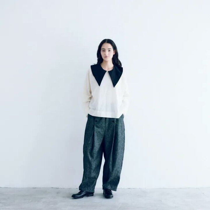 楽天市場】MAGALI | コットンシルク・ビッグカラープルオーバー 